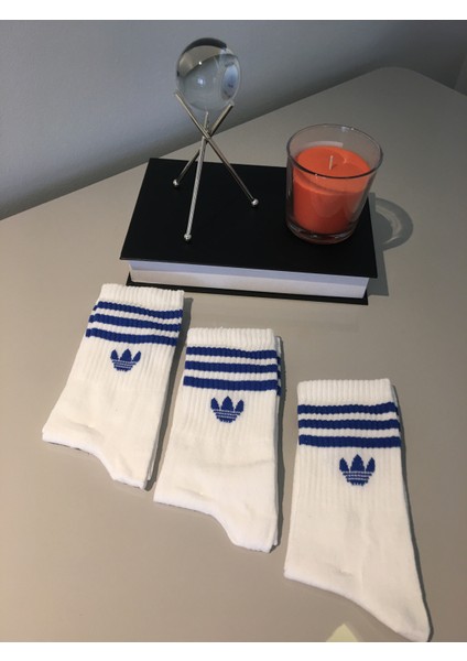 Ays Socks Boutique 3'lü Çizgili Unisex Çorap