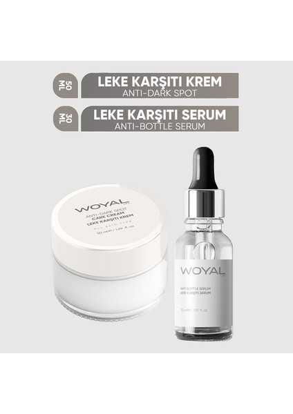 Leke Karşıtı Serum 30 ml + Leke Karşıtı Krem 50 ml