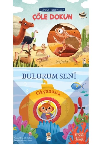 Hikaye Seti Bulurum Seni Okyanusta-Çöle Dokun - Melek Dinçer (Ciltli)