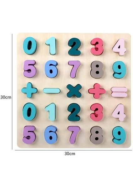 Bebek Çocuk Bulmacalar Ahşap Oyuncaklar Alfabe Dijital Kurulu Ahşap Bulmacalar Çocuklar Erken Öğrenme Eğitici Oyuncaklar Çocuklar İçin | Matematik Oyuncakları (Yurt Dışından)