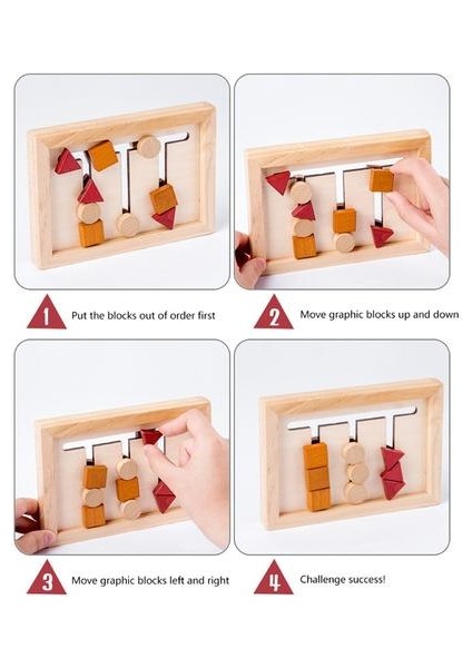 Çocuk Ahşap Oyunlar Bulmaca Öğretim Aıds Montessori Erken Eğitim Şekli Renk Eşleştirme Oyuncak Mantıksal Düşünme Eğitim Oyuncak (Yurt Dışından)