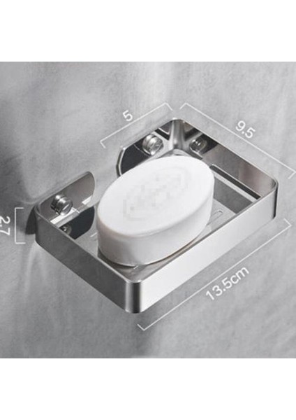 304 Paslanmaz Çelik Modern Banyo Aksesuarları Sabunluk Sabun Kutusu Sabunluk Sabun Kılıf | Sabunluklar (Yurt Dışından)