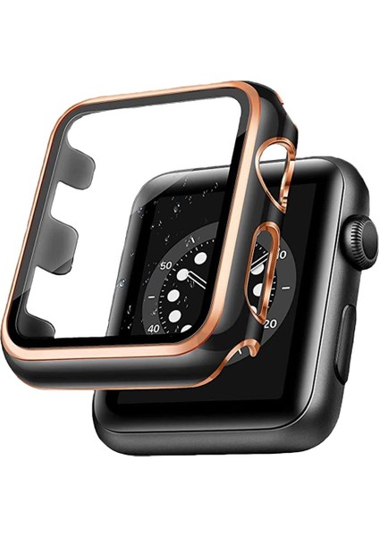 Apple Watch 38MM Star Kasa ve Ekran Koruyucu Rose Gold