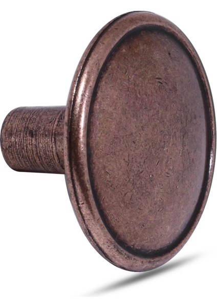 Düğme Kulp Daire Çekmece Dolap Kapak Kulpu Kulbu Metal Antik Bakır
