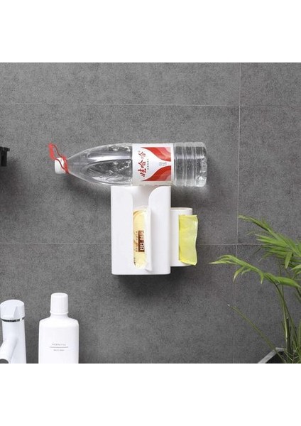 Duvara Monte Kendinden Yapışkanlı Doku Kutusu Peçete Tutucu Plastik Çöp Çantası Dispenser Depolama Raf Banyo Organizatör | Doku Kutuları (Yurt Dışından)