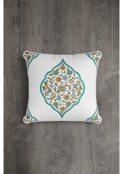 Kırlent Osmanlı, Anadolu Desenli Çift Tarafı Baskılı Kalın Biyeli Kırlent ve Runner Set 4'lü fırsatları