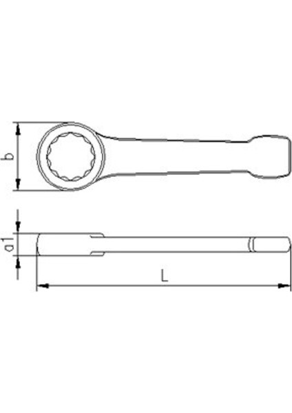 Izeltaş 0750050065 Yıldız Çakma Anahtar 65 mm