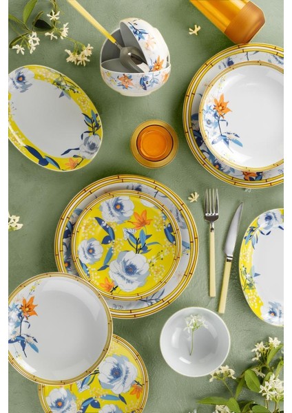 Flora 50 Parça Yemek ve Kahvaltı Takımı