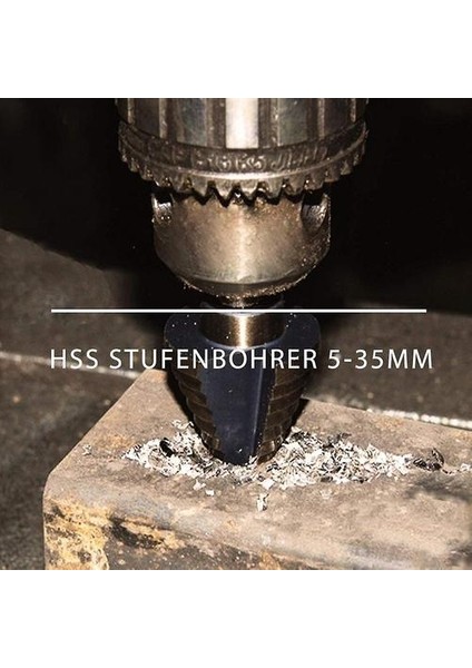 Hss Adım Matkap Metal 5-35MM Profesyonel Titanyum Konik Matkap Adım Matkap Adım Matkap (Yurt Dışından)
