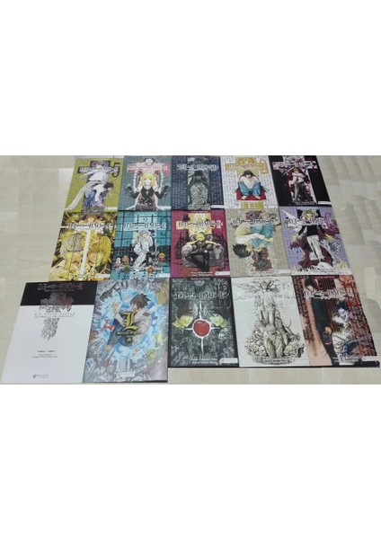 Death Note (Ölüm Defteri) Manga Set - 15 Kitap - Tsugumi Ooba