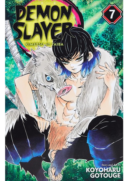 Demon Slayer 7: Kimetsu No Yaiba -- Iblis Keser 7 Ingilizce Çizgi Roman - Koyoharu Gotouge