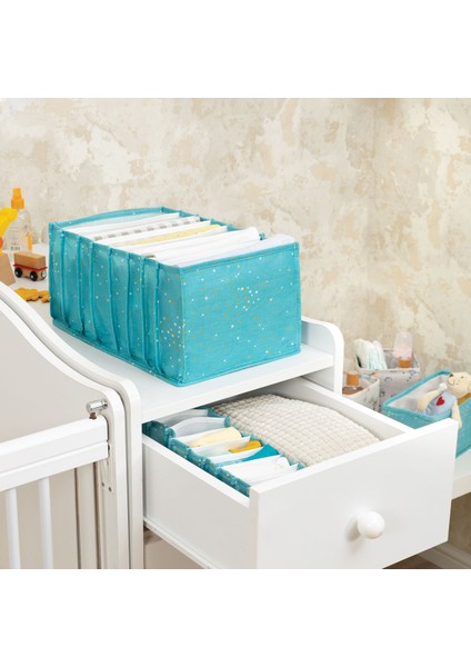 Baby Çok Amaçlı Akordeon Organize Bebek Odası Çekmece Düzenleyici (L) Boy modelleri
