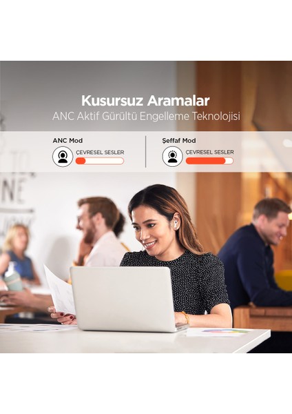 TW05 Anc Gerçek Kablosuz Tws Bluetooth Kulaklık
