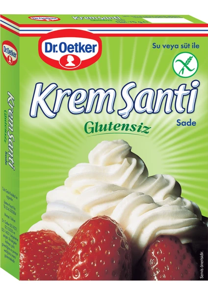 Dr.Oetker Glutensiz Krem Şanti 75Gr