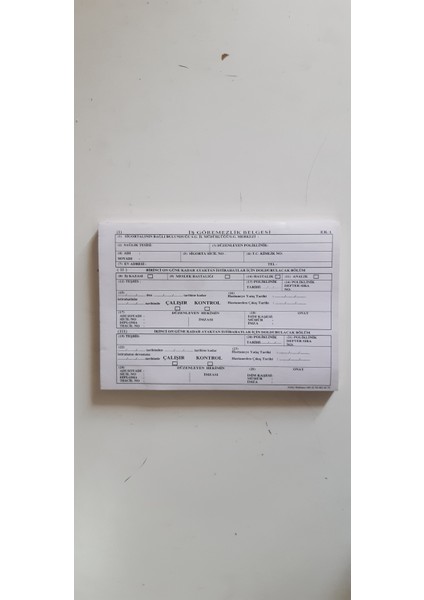 İş Göremezlik Belgesi