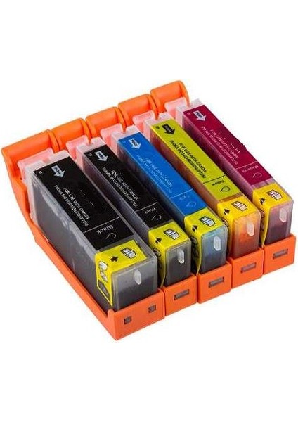 Canon Pixma TS-9150 580XL/ Clı 581XL 5 Renk Muadil Kartuş Seti