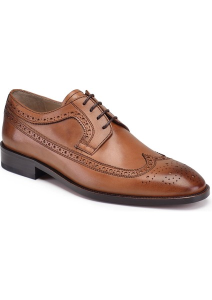 Taba Klasik Bağcıklı Kösele Erkek Ayakkabı -8790- fiyatları
