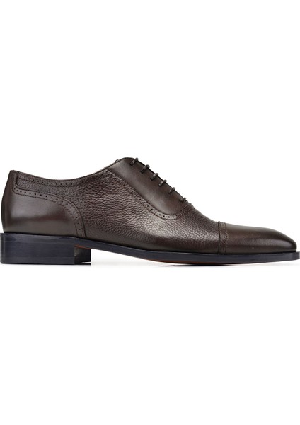 Kahverengi Oxford Bağcıklı Erkek Ayakkabı -12278-