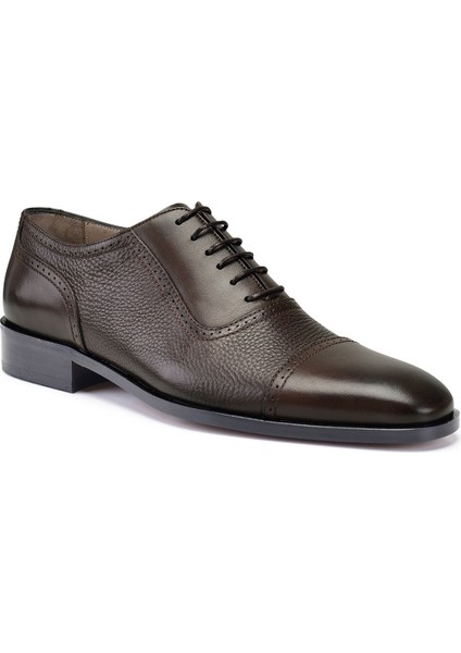 Kahverengi Oxford Bağcıklı Erkek Ayakkabı -12278-