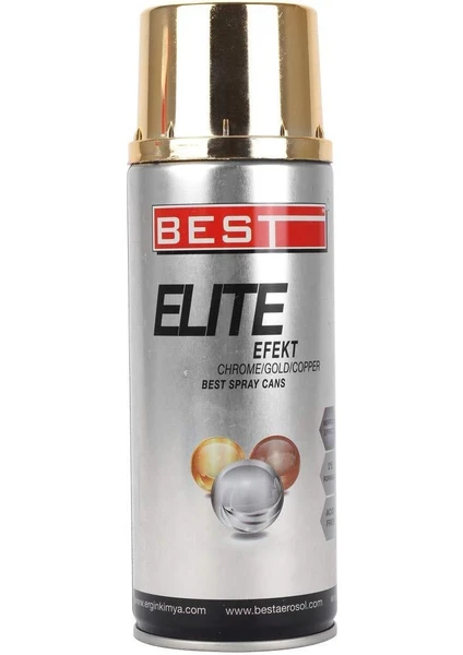 Best Elite Altın Sprey Boya Parlak Sprey Boya Hobi Boya Ahşap Metal Plastik Boyası