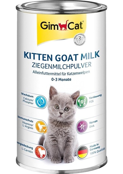 Kitten Goat Milk Keçi Sütü Yavru Kedi Süt Tozu 200GR Keçi Süt Tozu