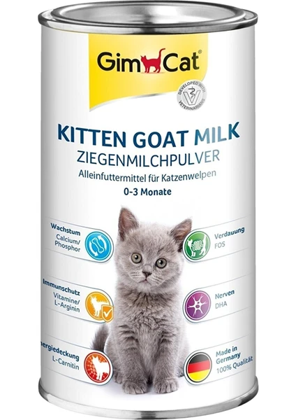 Kitten Goat Milk Keçi Sütü Yavru Kedi Süt Tozu 200GR Keçi Süt Tozu