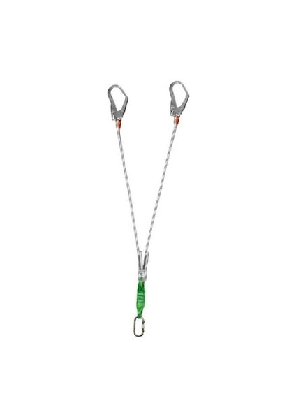 Çift Bacaklı Halatlı Lanyard