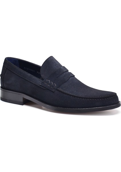 Lacivert Klasik Loafer Kösele Erkek Ayakkabı -12086- fiyatları