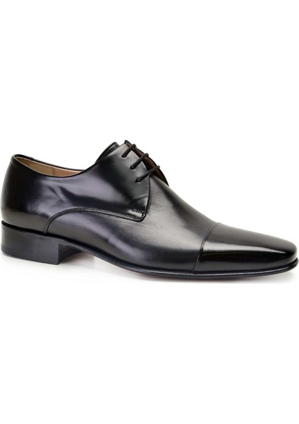 Siyah Klasik Bağcıklı Kösele Erkek Ayakkabı -7200- fiyatları