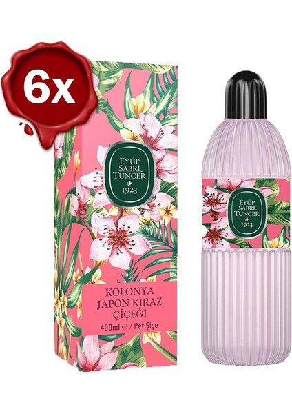 Japon Kiraz Çiçeği Kolonyası Pet Şişe 400 ml x 6