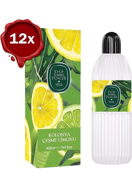 Çeşme Limonu Kolonyası Pet Şişe 400 ml x 12