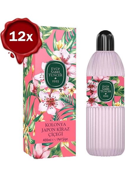 Japon Kiraz Çiçeği Kolonyası Pet Şişe 400 ml x 12
