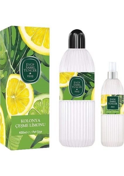 Çeşme Limonu Kolonyası Pet Şişe 400 ml ve 150 ml