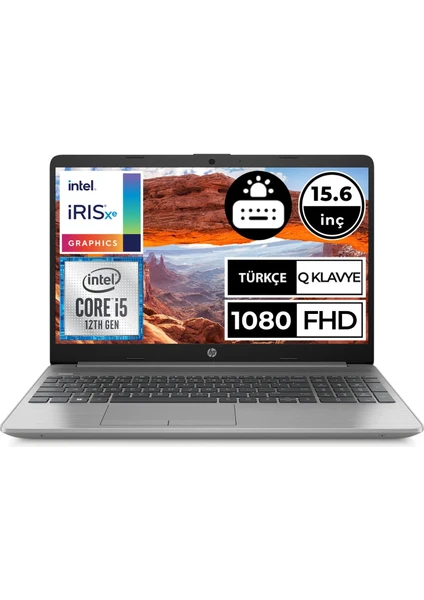 Hp 250 G9 6Q8M5ES07 I5-1235U 16GB 512SSD 15.6" Fullhd W11P Taşınabilir Bilgisayar