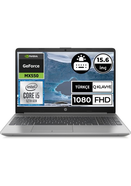 250 G9 6Q8M7ESEA06 I5-1235U 32 GB 512 SSD MX550 15.6" FHD Freedos Taşınabilir Bilgisayar