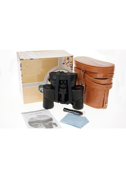 Baıgısh 7X30 Metal Kurulma,deri Kaplamalı,orjınal Deriçantalı Rus Dürbün