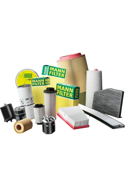 Opel Corsa C 1.0 12V Mann-Filter Filtre Bakım Seti 2001-2005 3'lü