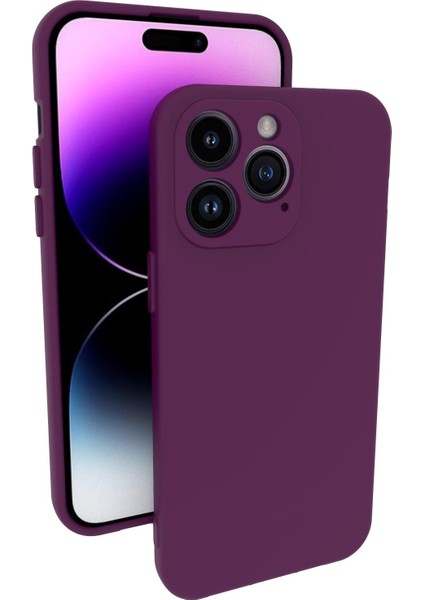 iPhone 14 Pro Max Kılıf Kamera Korumalı Silikon Rubber Arka Kapak