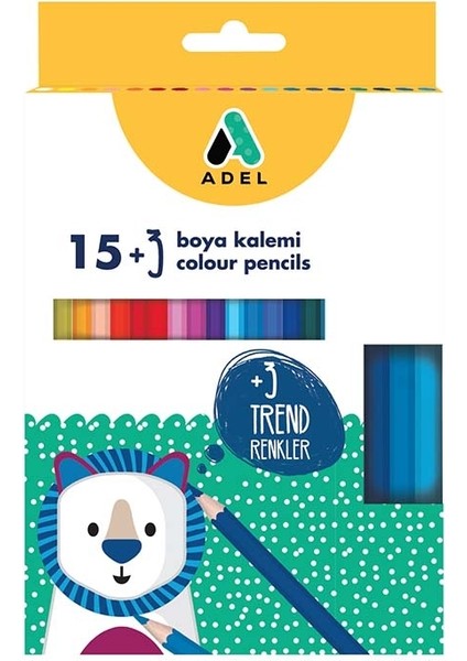 Kuru Boya Kalemi 15+3 Yılın Rengi 2112000008