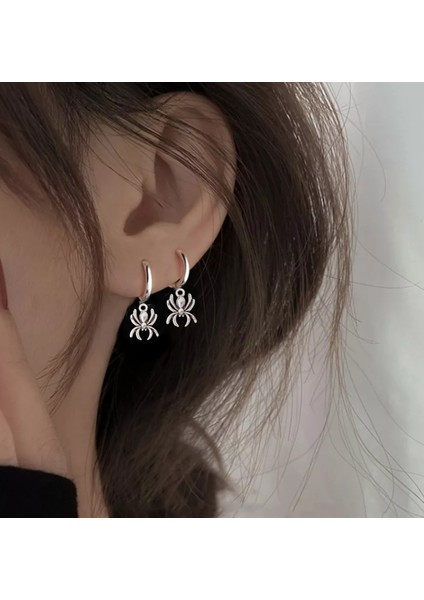 2'li Kıkırdak Halka Örümcek Küpe