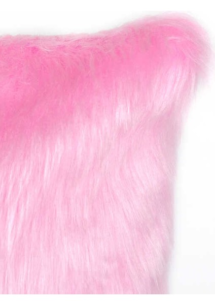 Peluş Kırlent Kılıfı - Pembe fiyatları