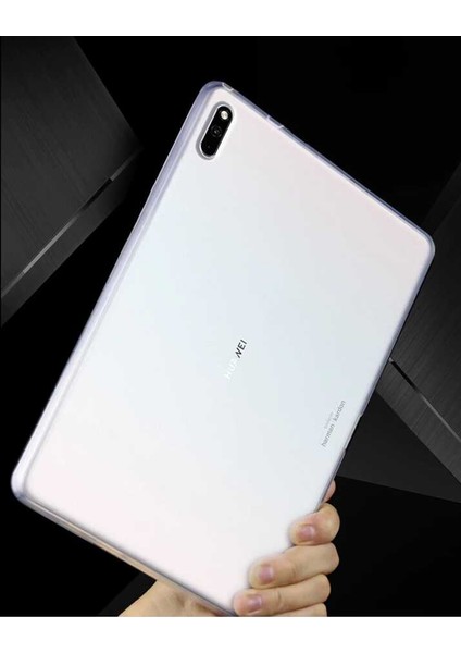 Huawei Matepad 10.4 Kılıf Şeffaf Silikon Zipax-Tablet Seffaf