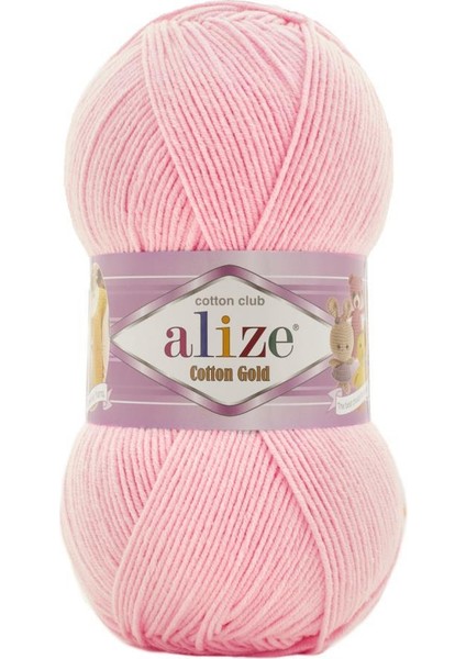 Cotton Gold Bebe Pembe El Örgü Ipliği
