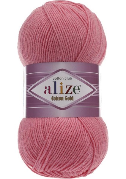 Cotton Gold Şeker Pembe El Örgü Ipliği