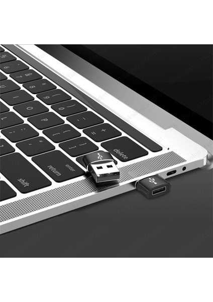 USB Erkek to Type-C Dişi Adaptör Şarj/Data Çevirici