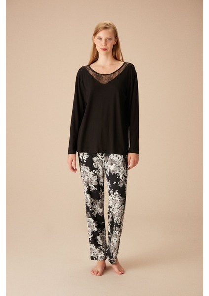 Black Rose Pijama Takımı