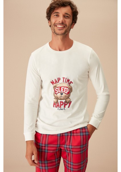 Teddy Bear Erkek Pijama Takımı modelleri