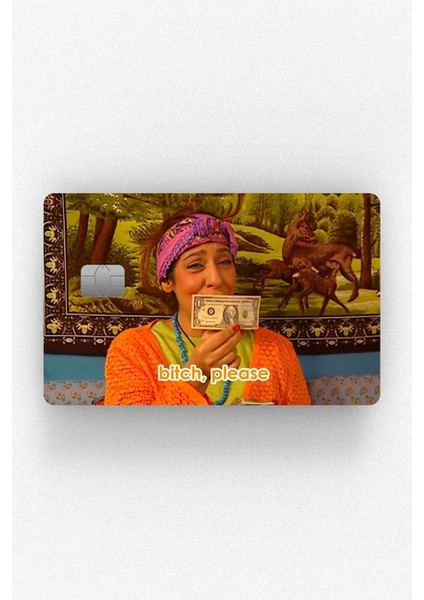 Cennet Mahallesi Pembe Money Kart Sticker Kaplama