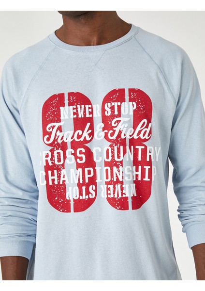 Kolej Tişört Uzun Kollu Baskılı indirimleri