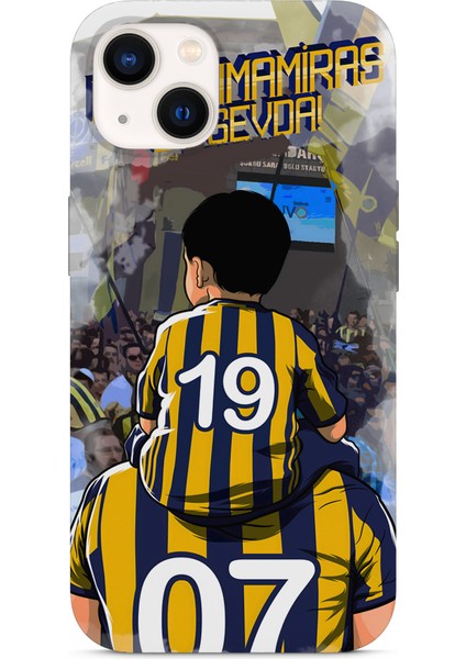 Evladıma Miras Bu Sevda Baskılı Iphone 13 Mini Silikon Telefon Kılıfı Fenerbahçe